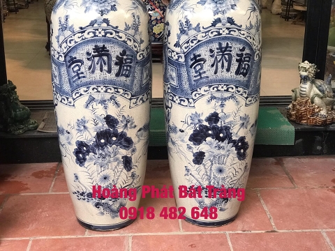 lục bình sứ Phúc Mãn Đường