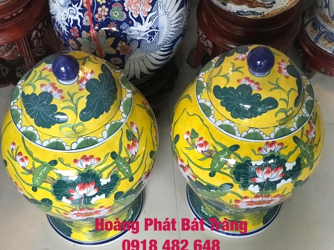 Chóe Bát tràng cao cấp vẽ sen