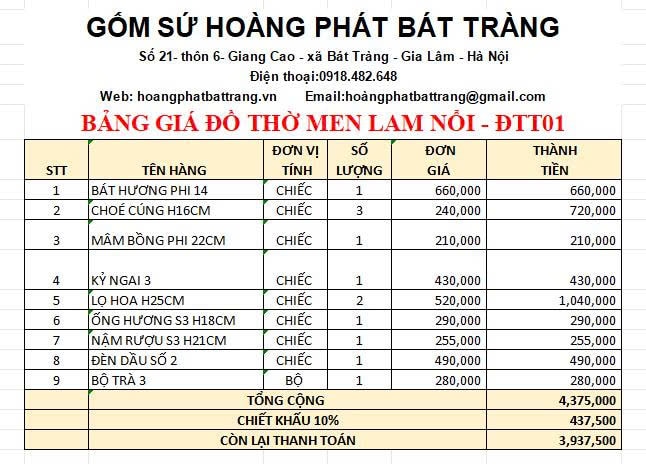 Bộ thần tài gốm sứ Bát Tràng men lam nổi DTT01
