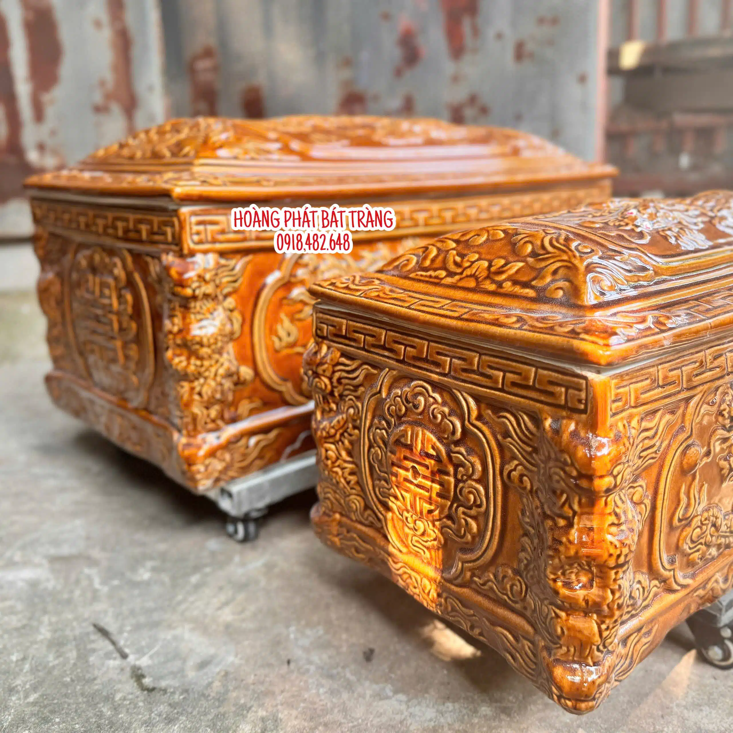 Tiểu quách men da lươn, chân quỳ dạ cá cỡ Đại QTSU12