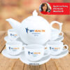 Ấm chén in logo dáng Bưởi My Health