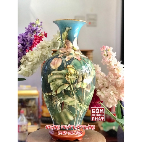 bao binh ech ngoi la sen vang kim cao cap h46 2