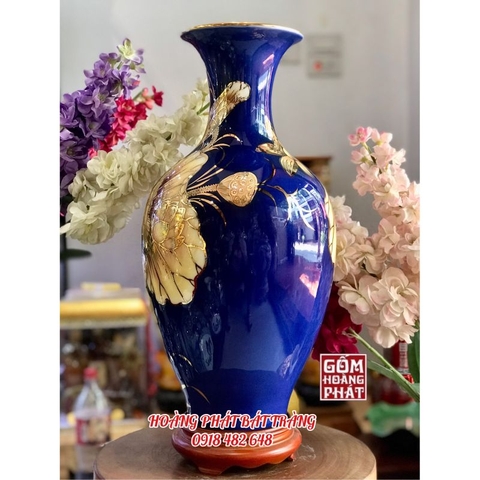 bao binh hoa sen vang kim nen xanh than cao cap h46 2 1