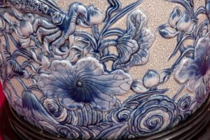 bat huong men ran rong chau ngoc dap noi men ran xanh 20cm 8933