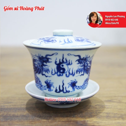 Chân nến gốm sứ