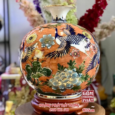 binh hut loc bach hac lien hoa nen cam vanng kim h35 1