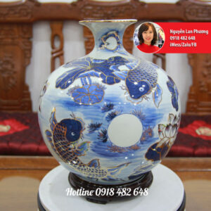 binh hut loc ca chep vang kim 13