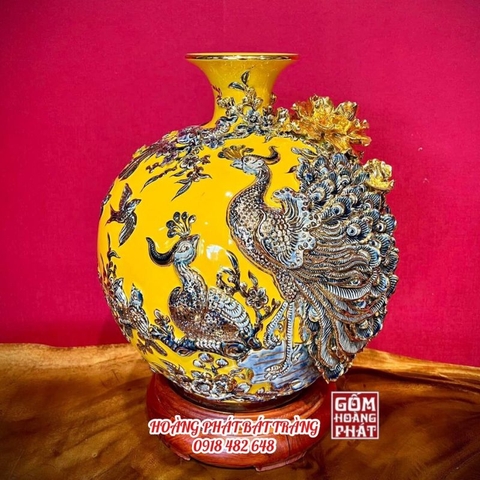 binh hut loc conhg danh phu quy vang kim nen vang h35 1