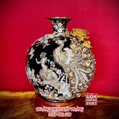 binh hut loc conhg danh phu quy vang kim nen xanh than h35 1