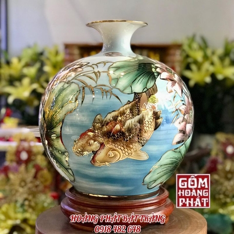 binh hut loc lien hoa vang kim 3d h35 2 1