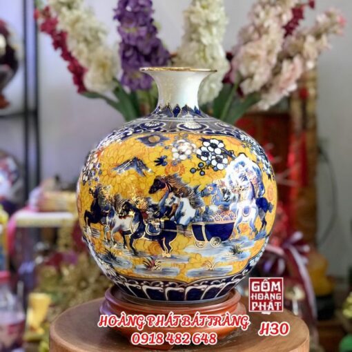 binh hut loc nhi canh vang kim nen vang cao cap 3 2