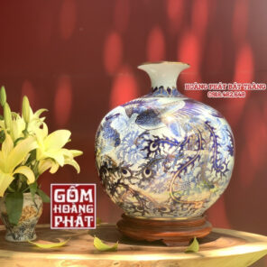 binh hut tai loc bach dieu ngan hoa vang kim