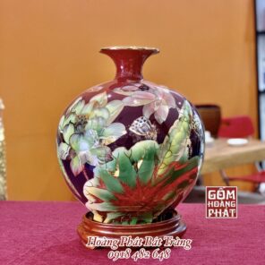 binh hut tai loc lien hoa vang kim 24k
