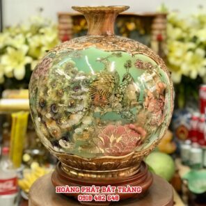 binh hut tai loc nhi canh vang kim h38cm 4