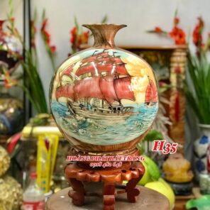 binh hut tai loc nhi canh vang kim nen van go h35 2