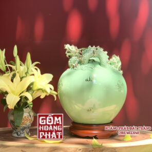 binh hut tai loc rong xanh ngoc vang kim 24k