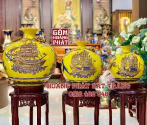 binh hut tai loc thuan buom xuoi gio vang kim nen vang cao cap