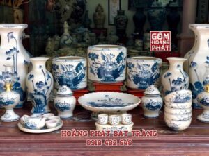 bo do tho men ran hoa sen bat trang