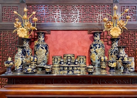 bo do tho xanh coban dap noi ve vang cao cap