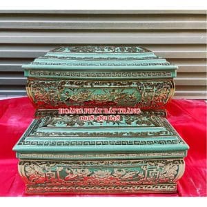 bo quach tieu bach lien hoa ma vang men xanh ngoc 1 6 1