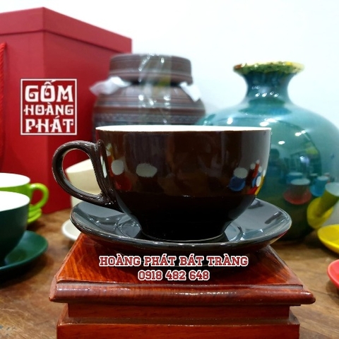 bo tach cappuccino 250ml men nau bong gom su bat trang 1 1