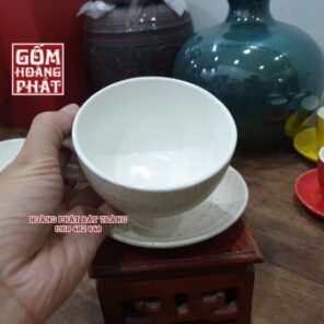 bo tach cappuccino 250ml men tan trung gom su bat trang