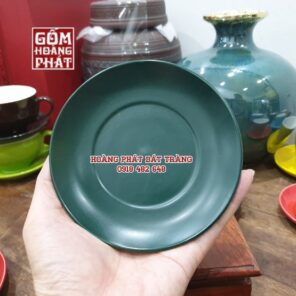 bo tach cappuccino 250ml men xanh luc gom su bat trang 1