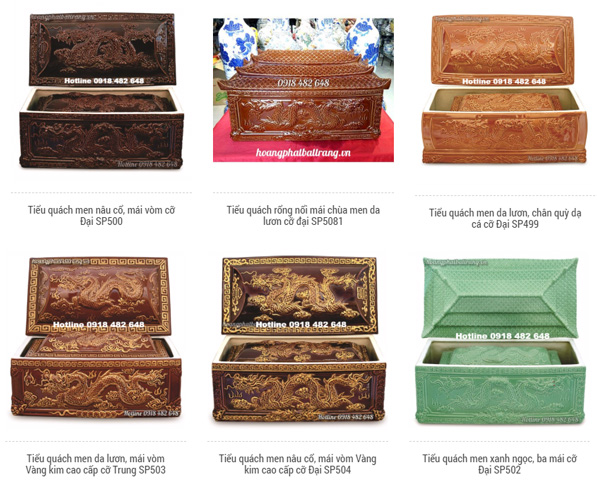 Các mẫu tiểu quách bát tràng đẹp, sang trọng giá rẻ