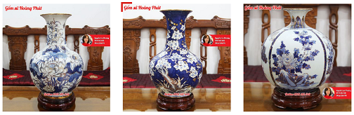 Gốm sứ vẽ vàng tai Thanh Hóa