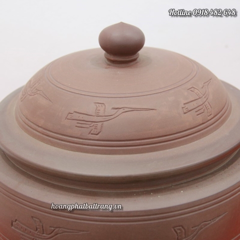 Nắp hũ gạo Bát Tràng