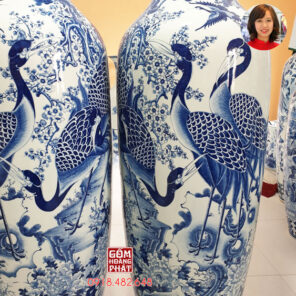 loc binh gom bat trang cao cap chim hac 3