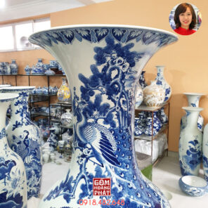 loc binh gom bat trang cao cap chim hac 4