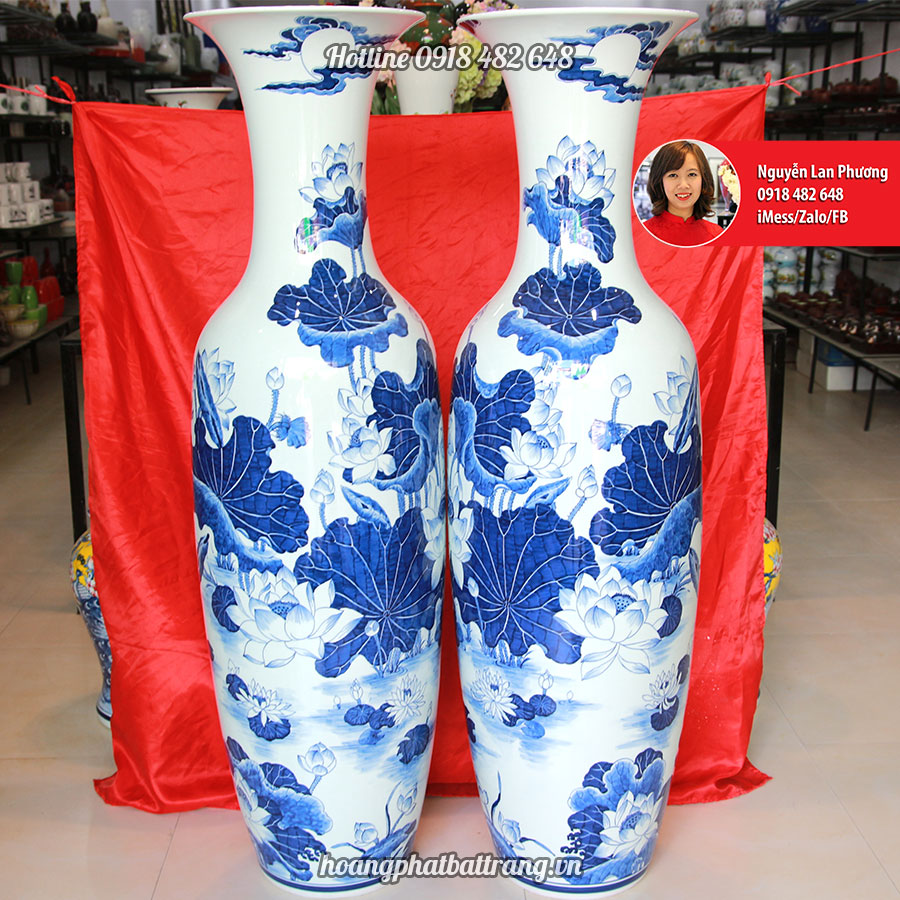 Lộc bình hoa sen men cơm trắng gạo nếp