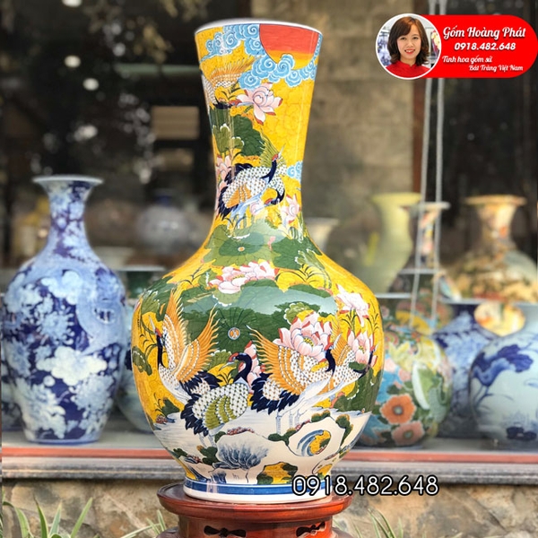 Lục bình củ tỏi Bách Hạc Vờn Mây