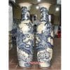 Lục bình men rạn Bách hạc quần tùng