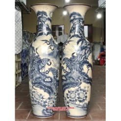Lục bình men rạn Bách hạc quần tùng