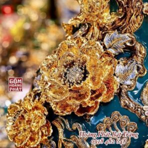 luc binh su cong danh phu quy ma vang nen xanh luc 1m6 2