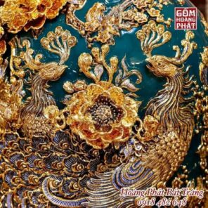 luc binh su cong danh phu quy ma vang nen xanh luc 1m6 4