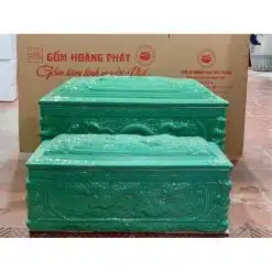 Tiểu quách men xanh ngọc, mái vòm cỡ Đại QTSU10