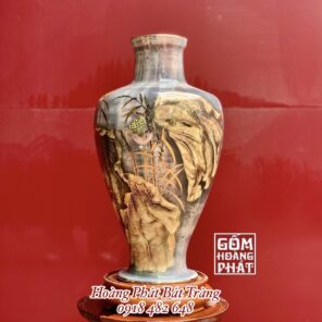 thap hoa sen ve vang 24k