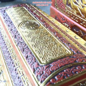 tieu quach sanh hoa sen chan vuong dat vang bat trang