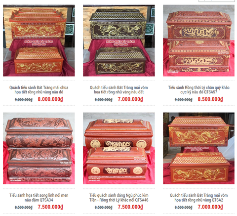Bộ quách tiểu sành cao cấp Bát Tràng
