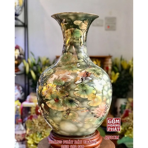 toi phong thuy cuu ngu quan hoi vang kim cao cap h50cm 4
