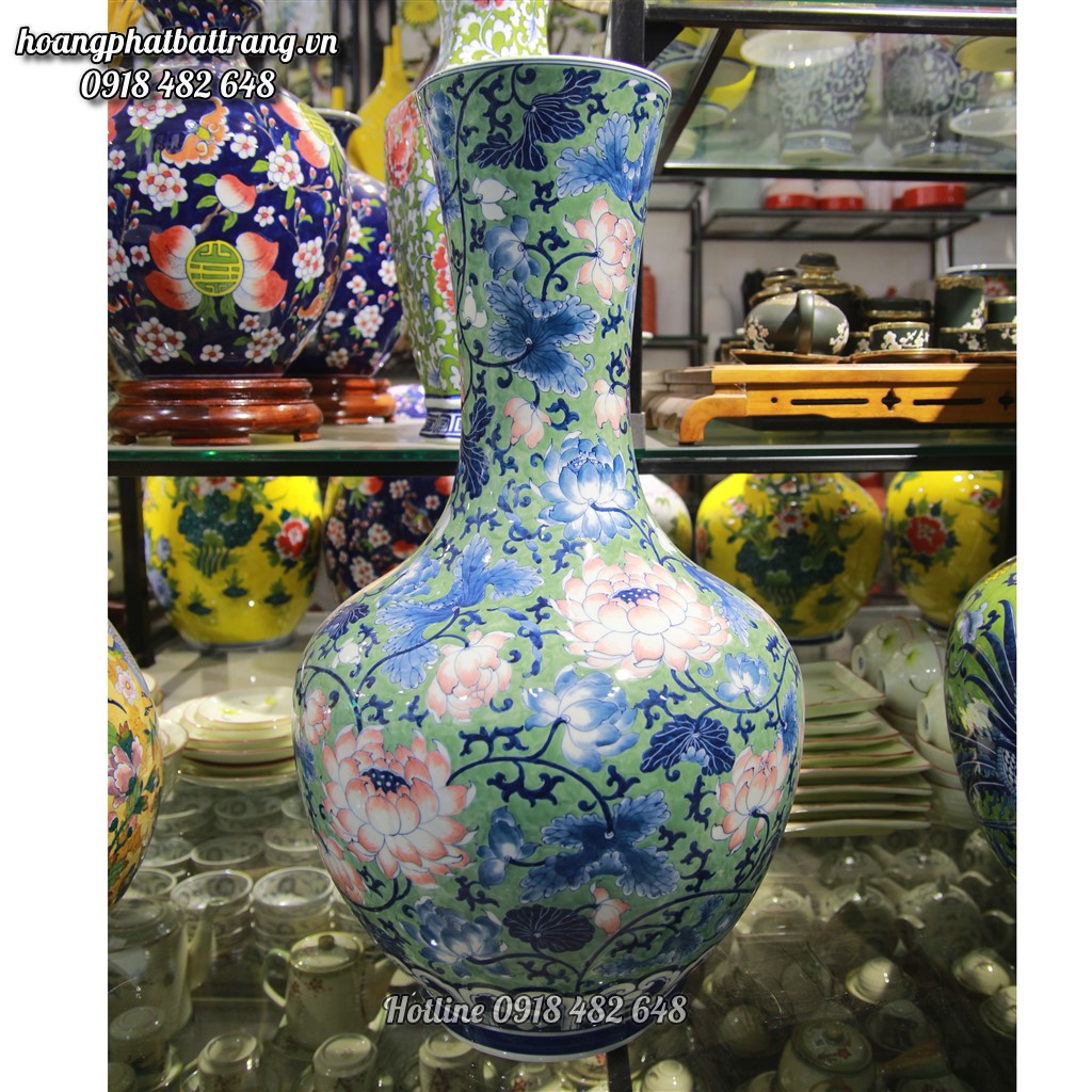 Tỏi phong thủy vẽ Hoa Sen cực phẩm - hàng nghệ nhân