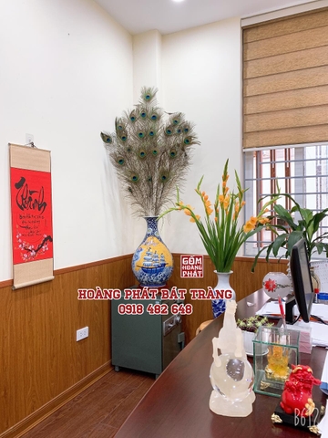 Tỳ bà Thuận buồm xuôi gió men vàng hoàng gia SP5038