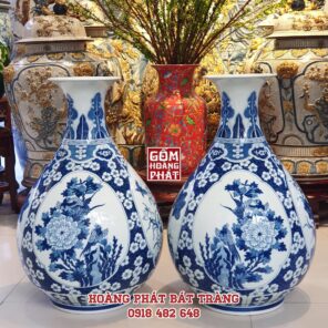 ty ba ve tu canh mai sen cuc tung cao 52cm 2