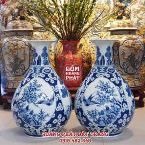 ty ba ve tu canh mai sen cuc tung cao 52cm 3