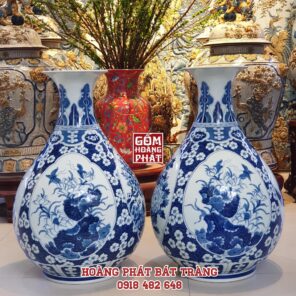 ty ba ve tu canh mai sen cuc tung cao 52cm 4