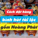 Cách đặt hàng bình hút tài lộc tại Gốm sứ Hoàng Phát Bát Tràng