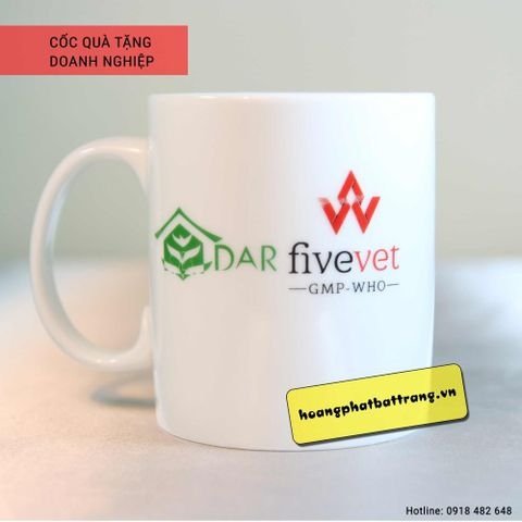 Cốc dáng chữ C in logo DAR FIVEVET